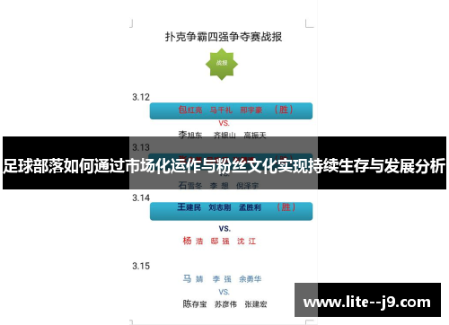 足球部落如何通过市场化运作与粉丝文化实现持续生存与发展分析